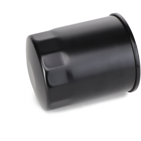 The AGCO Fuel Filter Element (7082586M91), a black, cylindrical object with a flat top and ridges on the sides, rests on a white surface and fits Fendt models seamlessly.