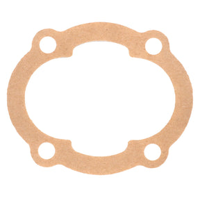 An AGCO | Gasket - V836119796, an oval-shaped brown gasket featuring four symmetrically spaced identical holes around its perimeter. No current product description is available for this product.