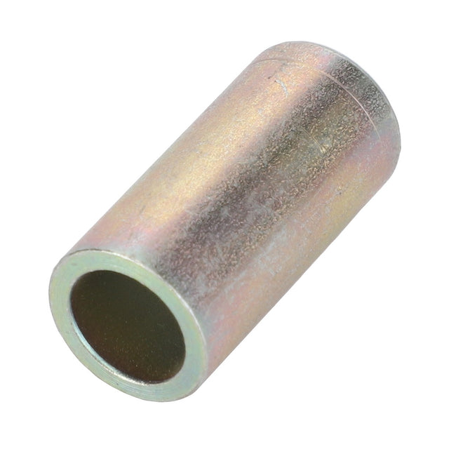 A cylindrical metal bushing with a hollow center, likely used as a spacer or liner in mechanical assemblies. Product: AGCO | Pipe - F198500030620 by AGCO. No current product description available.