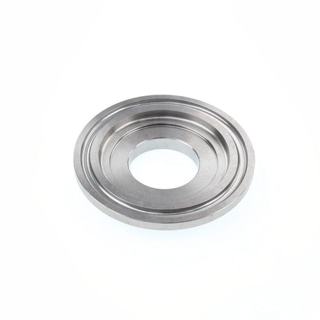 A circular metallic component with a central hole and concentric grooves, shown against a plain white background. The product is the AGCO | Piston - Acp0445400 manufactured by AGCO. Currently, there is no additional product description available for this item.