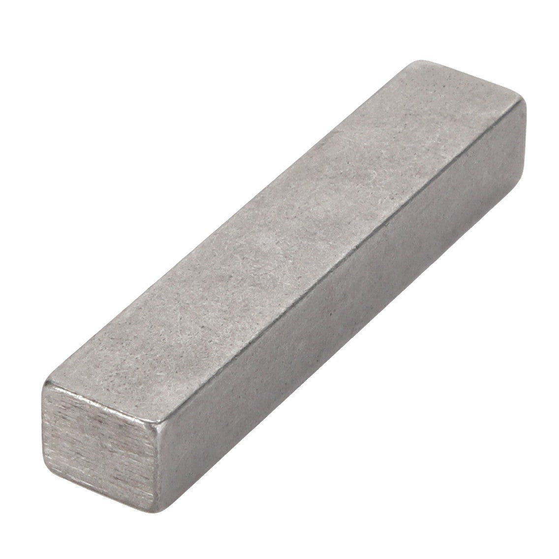 Rectangular metallic bar with smooth surfaces and chamfered edges, reminiscent of the precision you'd expect from an AGCO Parallel Key - 9-1071-0038-2.