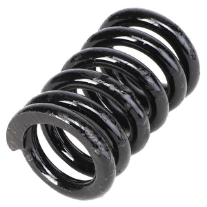 Close-up of the AGCO | Compression Spring - Acw1403590, showcasing a black metal spring with visible wear on its edges. No current product description information is available for this item.