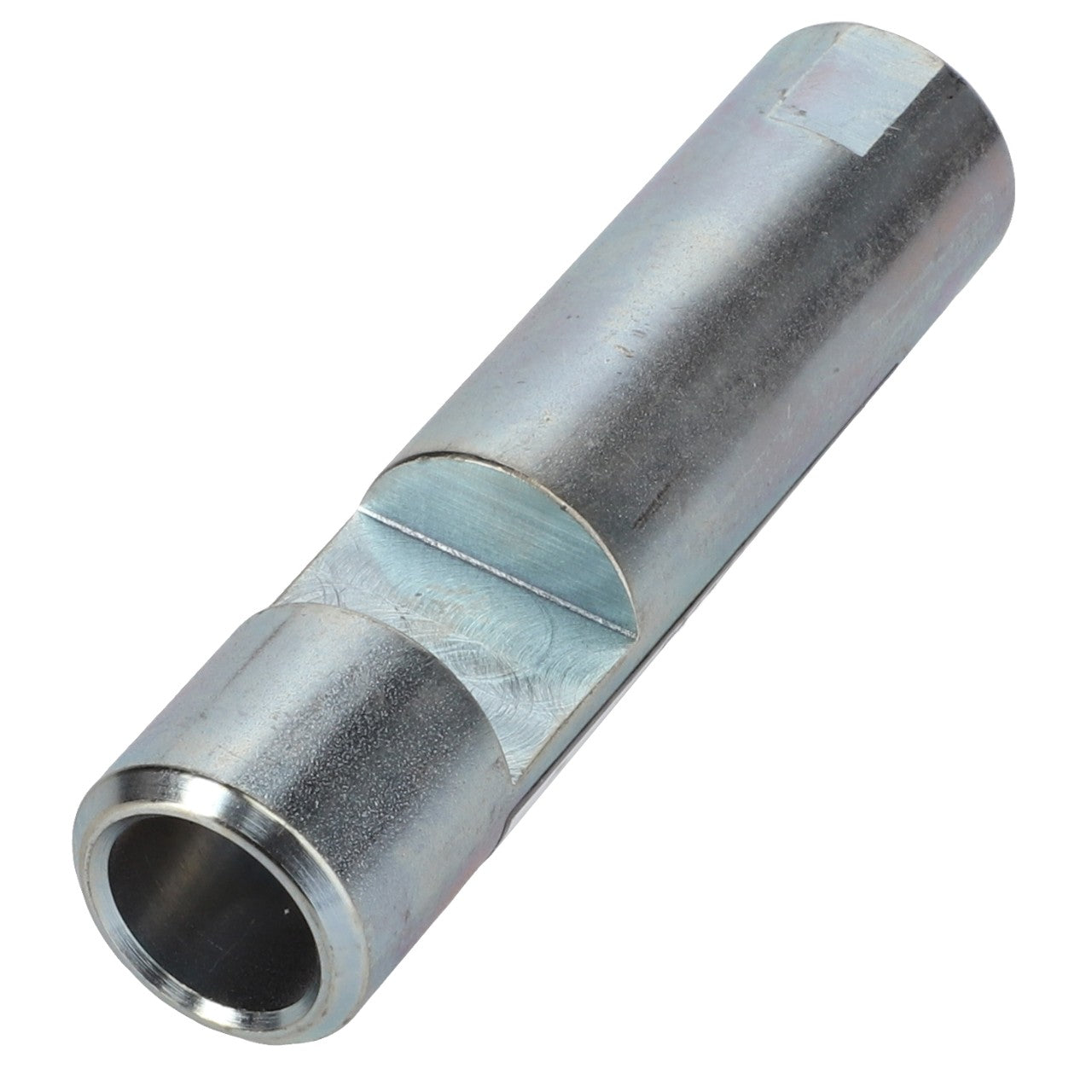 A cylindrical metal tool with a hollow center and an angled cutout section. This product, known as the AGCO | BOLT - F816500072230 from the brand AGCO, currently has no description information available.