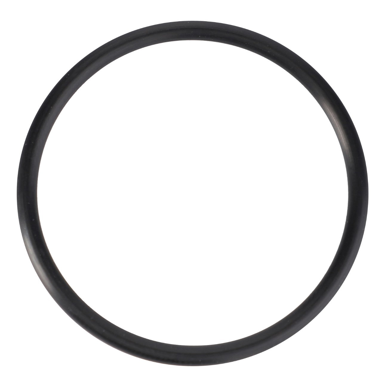 A black rubber O-ring, the AGCO | O-Ring - 1692584M1, designed to meet high-performance demands, against a white background.