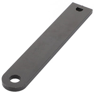 Currently, there is no product description information available for the AGCO | Arm - Acw3537360 by AGCO. This flat, rectangular metal bar with rounded ends and a hole at each end is typically used for various mechanical or industrial applications.