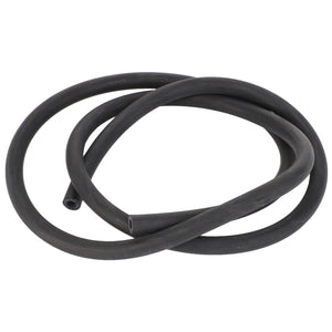 The AGCO | Hose - Acw0154600, a coiled black rubber hose with a smooth surface, is displayed on a light background. No current product description available.