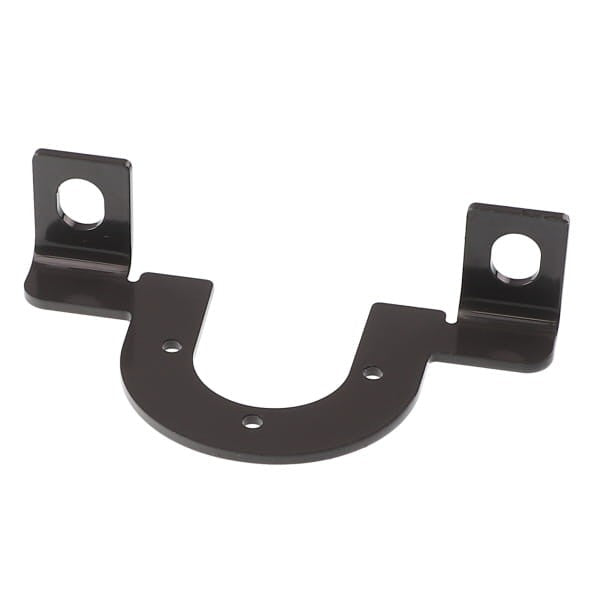 The AGCO Shield Bracket - Acx2727800 is a black, U-shaped metal bracket with two mounting holes on either end and two additional smaller holes at the curved base. No current product description information is available.