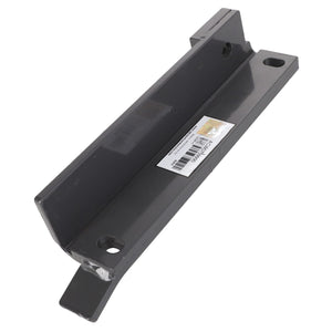 A gray, rectangular metal bracket from AGCO, designated as the Stabilizer Bracket, Right Hand - Acw0759990, features two bolt holes and a barcode sticker on one side. No additional product description information is currently available.