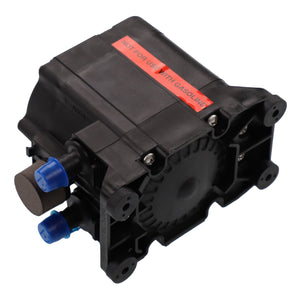 This AGCO | Pump - Acw0781270, a black plastic mechanical component with connectors, is prominently labeled with red tape warning, "NOT FOR USE WITH GASOLINE." No current product description information is available.