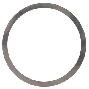 The AGCO | Shim - F198300020206 is a thin, circular metal ring that features a uniform width and a slightly rough surface, produced by the renowned brand AGCO.