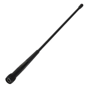 A sleek, black AGCO antenna (model ACZ0002760) featuring an elongated design and a connector at the base end.