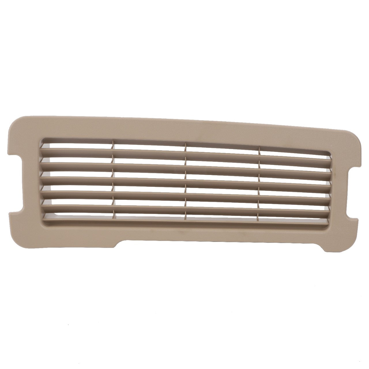 The AGCO | Carrier - Acw1731160, a beige plastic vent cover from the renowned brand AGCO, features horizontal slats that are perfect for maintaining airflow while blending seamlessly into your decor. Trust in our current product description information to ensure it meets all of your needs efficiently.