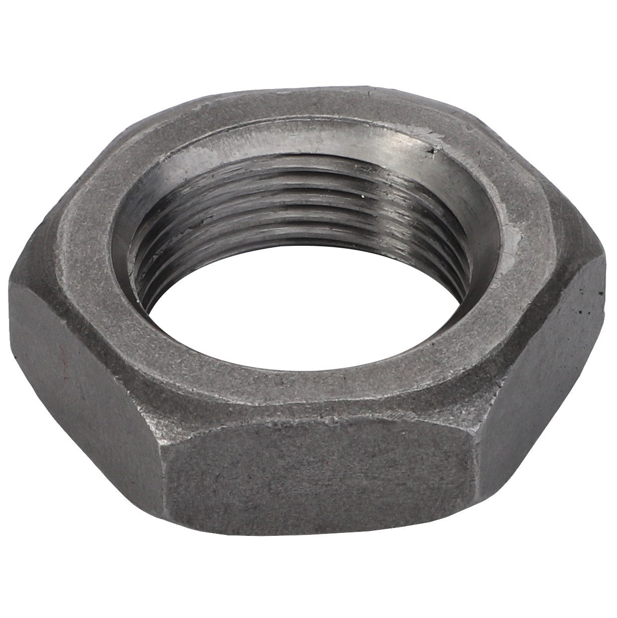 The AGCO Hex Nut - Fel200736, a hexagonal metal nut with internal threading commonly used in conjunction with a bolt for fastening, is an essential component in Massey Ferguson machinery.