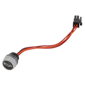 No current product description is available for the AGCO Switch - Acp0334610, which features a circular frame and connector attached to three red and black wires.