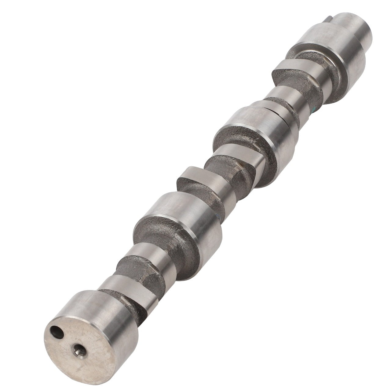 Product Description: The AGCO Camshaft - Acp0390010 is a high-quality metal camshaft designed for internal combustion engines, featuring several cam lobes along its length.