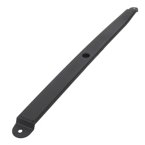 The AGCO | Envelope - Acw0119000 by AGCO is a sleek black metal bar with rounded ends and a hole in the center, designed to function as an efficient mounting or support bracket.