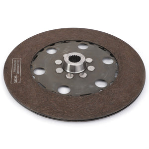 The AGCO | CLUTCH DISC - V30960710, featuring a splined central hub, friction surfaces, and multiple circular cutouts, is displayed against a white background. No current product description information is available.