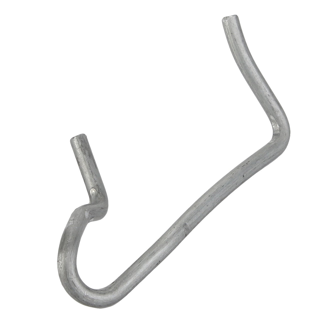 Introducing AGCO's Spring - D49040400: A sturdy, metal S-shaped hook featuring two elegantly curved ends.