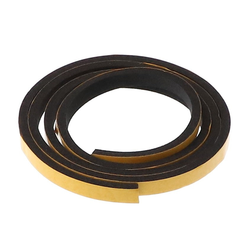 Introducing the AGCO Seal - Acx3049620, a coiled strip of adhesive tape featuring black and yellow surfaces with one side exposed. This high-quality product comes from the trusted brand, AGCO.