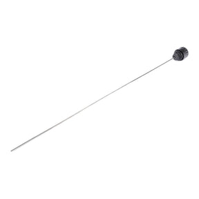 The AGCO Breather - G210861061010 is a long, thin metal rod featuring a black, cylindrical component at one end, specifically engineered for prolonged service life in hydraulic system auxiliary tanks.