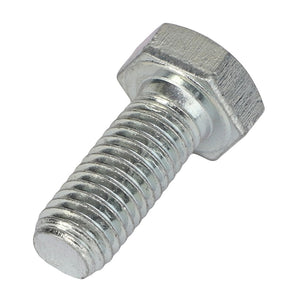 A close-up of the AGCO | SCREW - AL5002089, featuring a silver threaded shaft and hexagonal head, positioned at an angle on a white background. Product description information is currently unavailable.