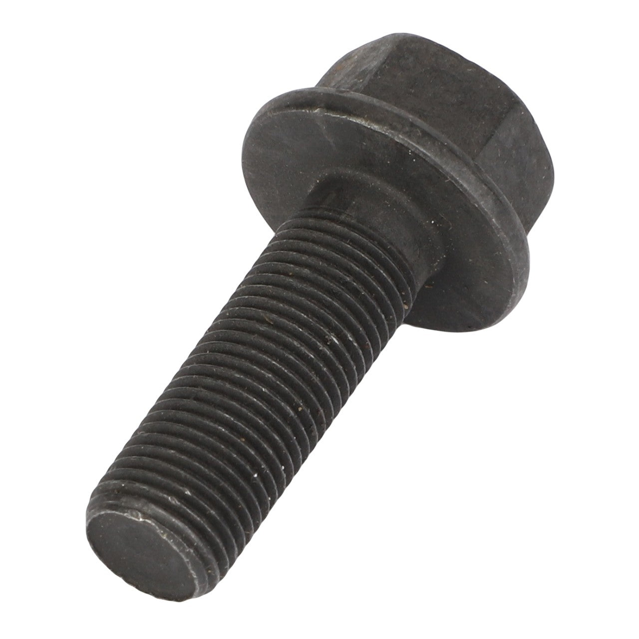 Close-up image of an AGCO HEXAGON FLANGE BOLT (model AG514771) with a threaded shaft and a built-in washer flange; no other information available.