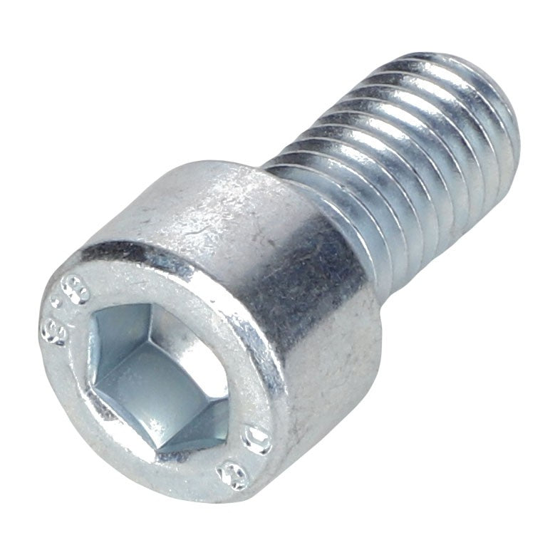 The AGCO SCREW - AL5006001 is a silver hex socket head cap screw with a partially threaded shank.