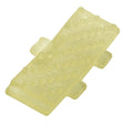 The AGCO | Insert - Acw1442790 by AGCO is a translucent yellow silicone grip pad with a rectangular shape, featuring a grid of small raised dots and tabs on the sides. Please note that no additional product description information is available beyond these details.