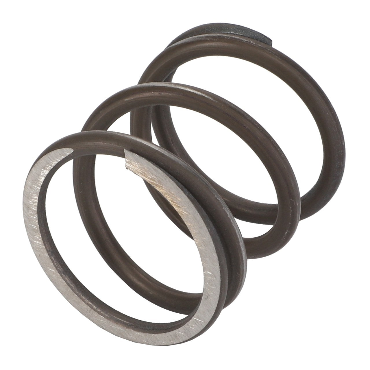 The AGCO | Compression Spring - Fel150029 is a metal coil compression spring with a flat surface on each end.