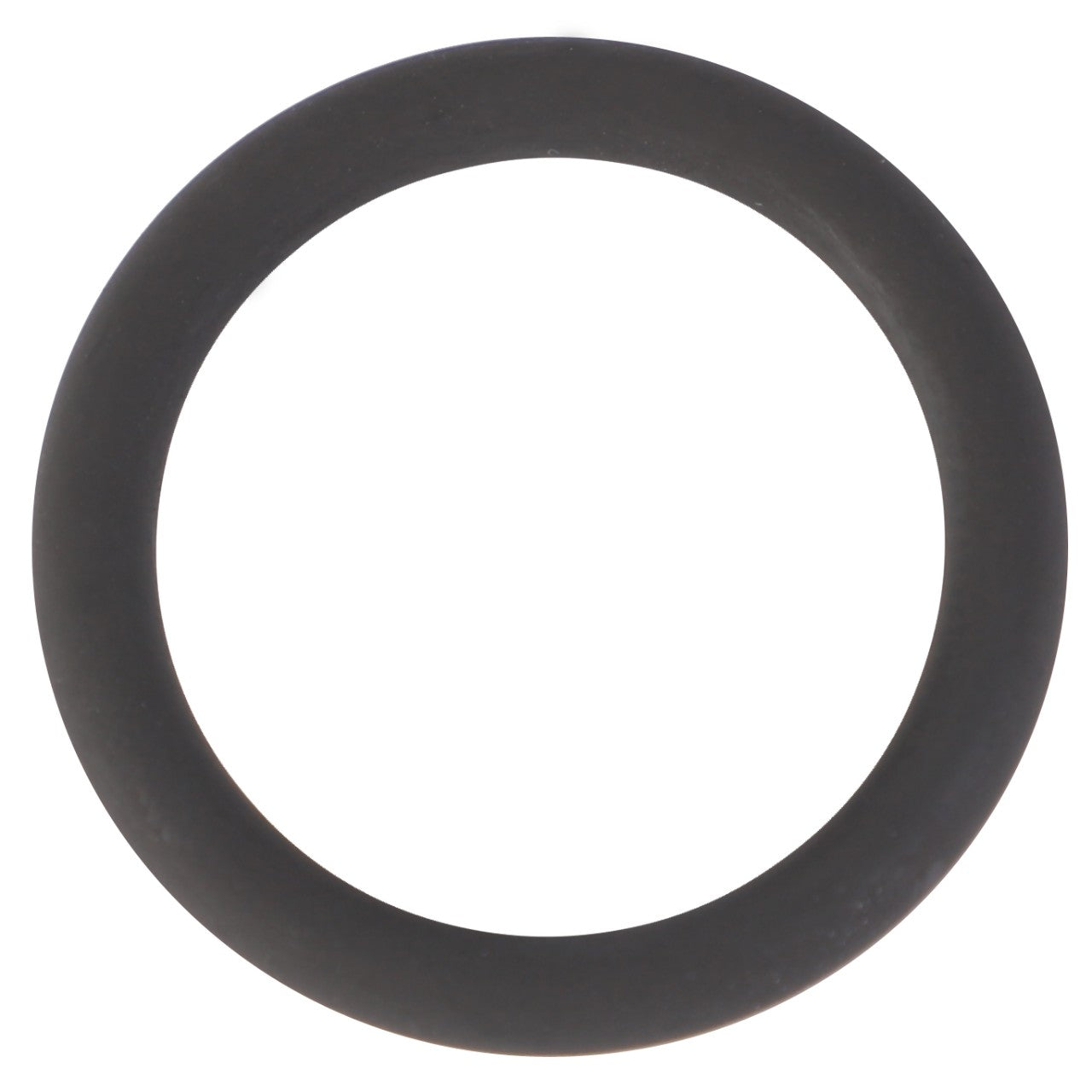 A black circular rubber ring on a white background, exemplifying the manufacturing precision of the AGCO O-Ring - 3011903X1, tailored for high-performance demands.