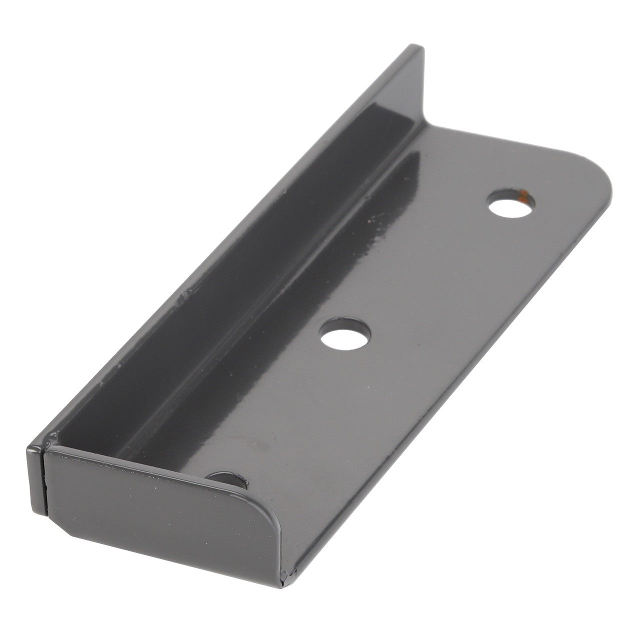 AGCO Bracket - Acw1789830: A gray metal bracket featuring three evenly spaced holes and a raised edge on one side. No further product description information is available at this time.