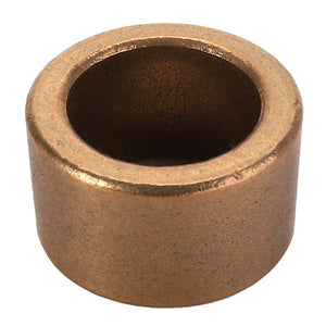 AGCO | BUSH - D43360800: A cylindrical bronze bushing featuring a hollow center from the AGCO brand, currently lacks a detailed product description.