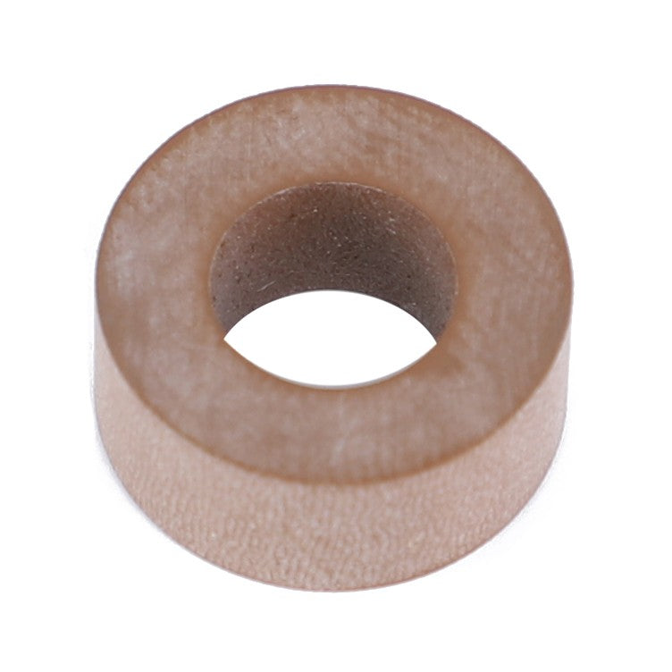 The AGCO | O-Ring, Fuel Filter - F339202060320, a brown cylindrical ring with a hollow center resembling genuine o-ring seals used in high-performance demands, is displayed against a white background.