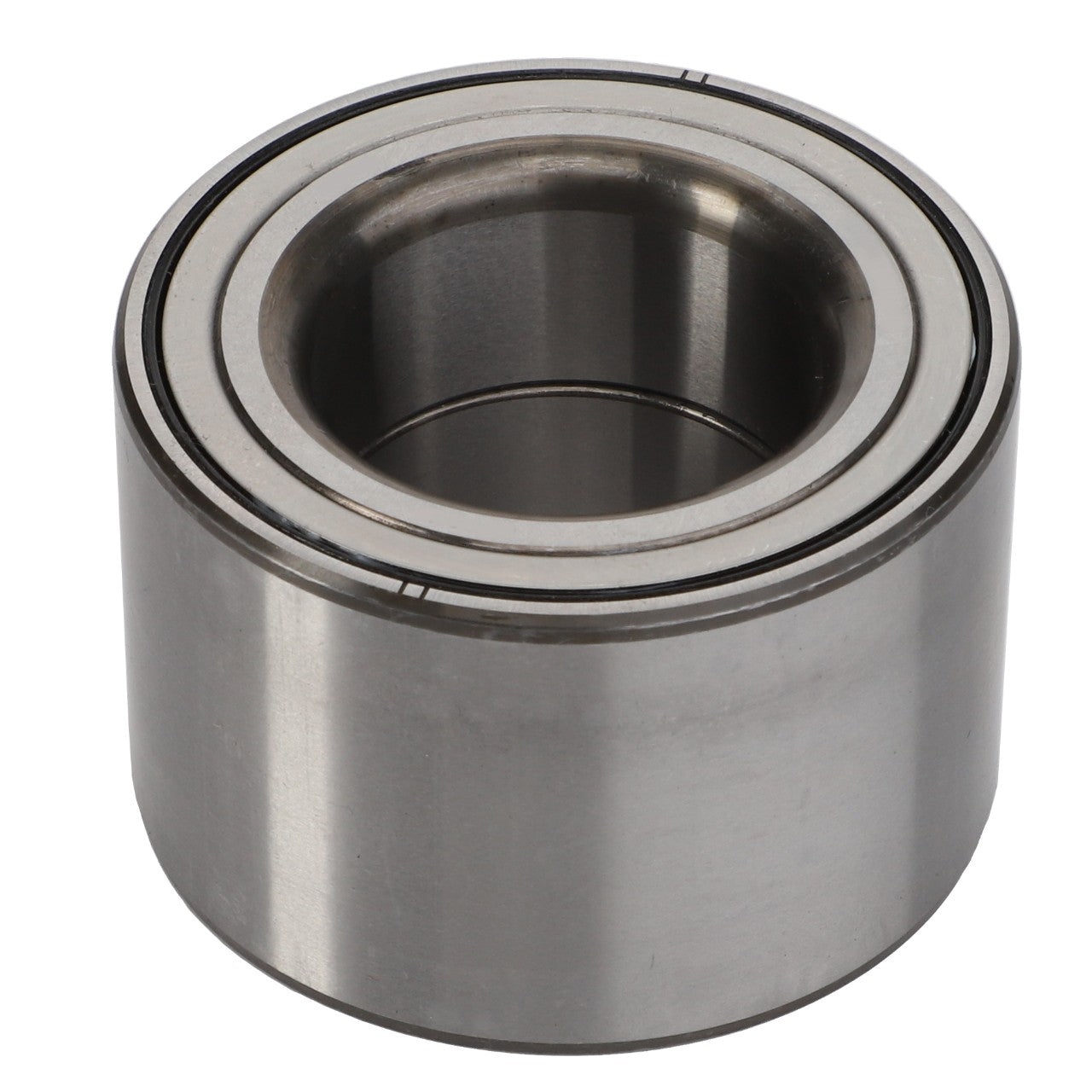 The AGCO | Ball Bearing - Acw4047400 from AGCO is a cylindrical metal component featuring a smooth outer surface and a grooved inner ring, commonly utilized to minimize friction in rotating machinery parts. Please note that no additional current product description information is available.