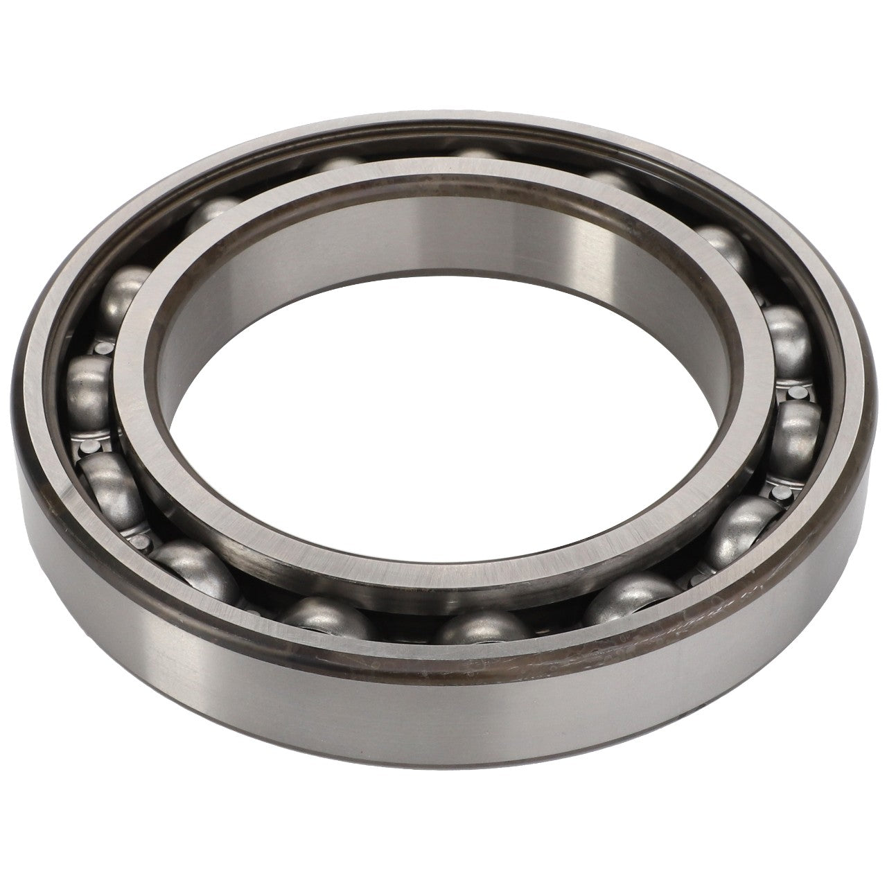 Close-up of the AGCO Bearing - La28042610, featuring an inner and outer ring housing multiple spherical balls arranged in a circular pattern. No current product description available.