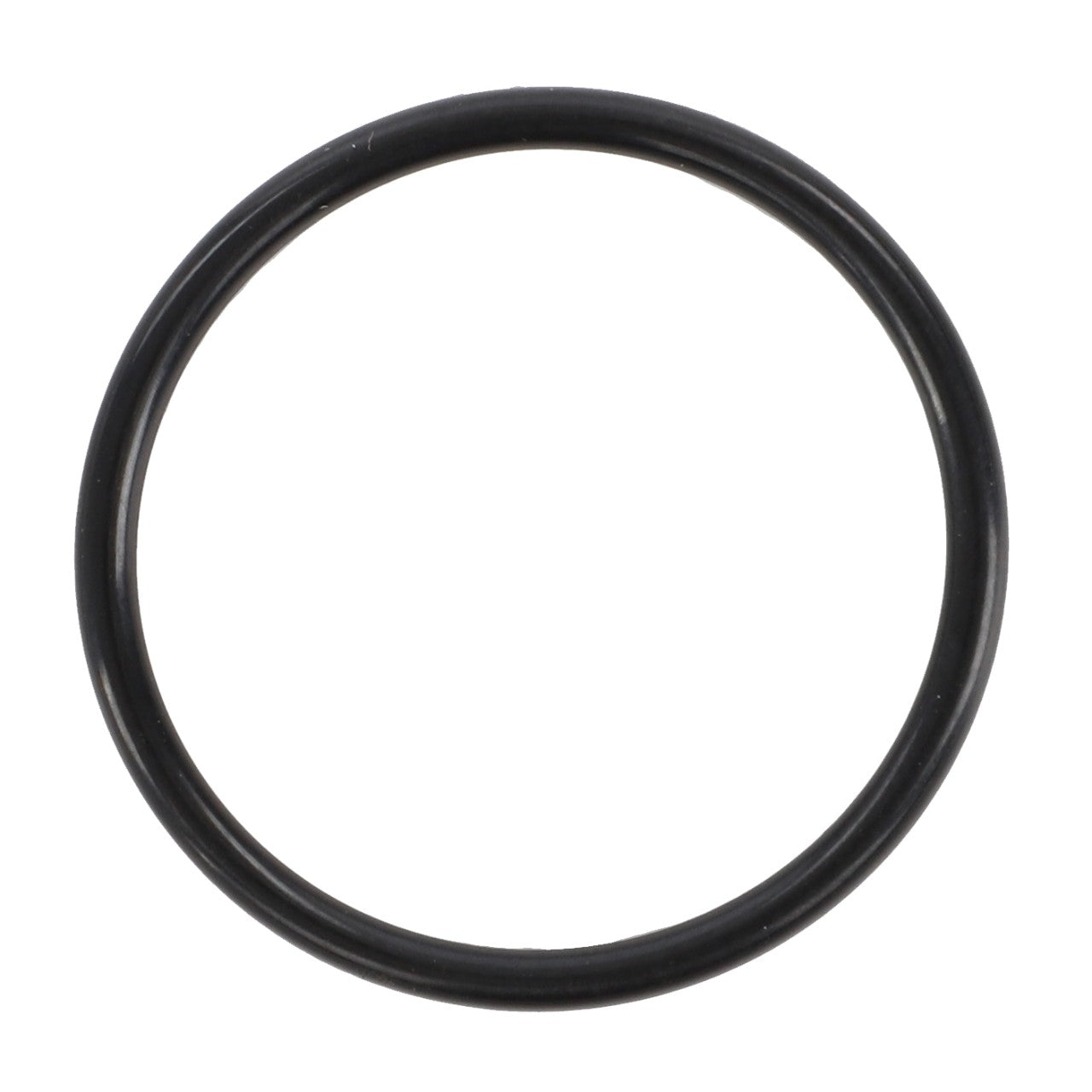 A close-up image of the AGCO O-RING - F716961020350, shown centered on a white background. The black rubber O-ring is circular and appears to be made of flexible material.