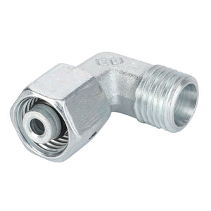 A swivel elbow fitting designed by AGCO, listed as model Acw1755090, featuring threaded male and female ends.