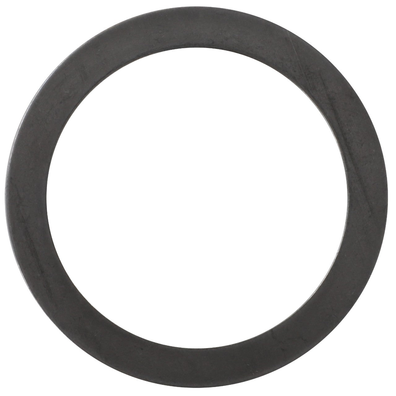 The AGCO Shim - 0-244-7510-00, featuring a solid center and smooth edges, is designed to meet the high standards of Massey Ferguson machinery and is displayed against a plain white background.