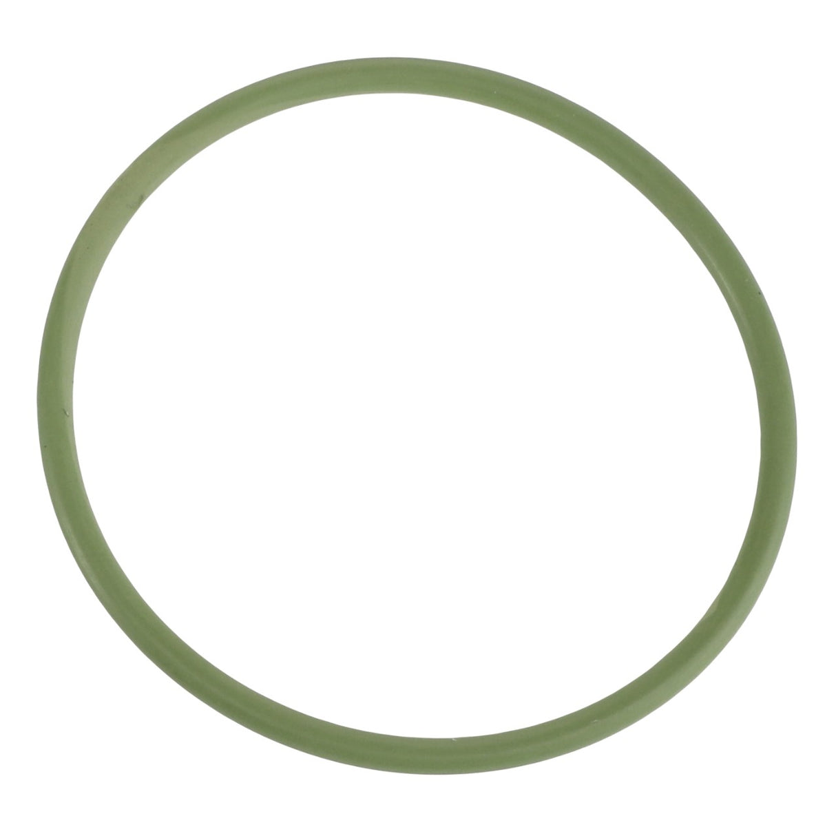 A round green rubber O-ring against a white background; unfortunately, no current product description information is available for the AGCO | O-RING - F835100490020 from AGCO.