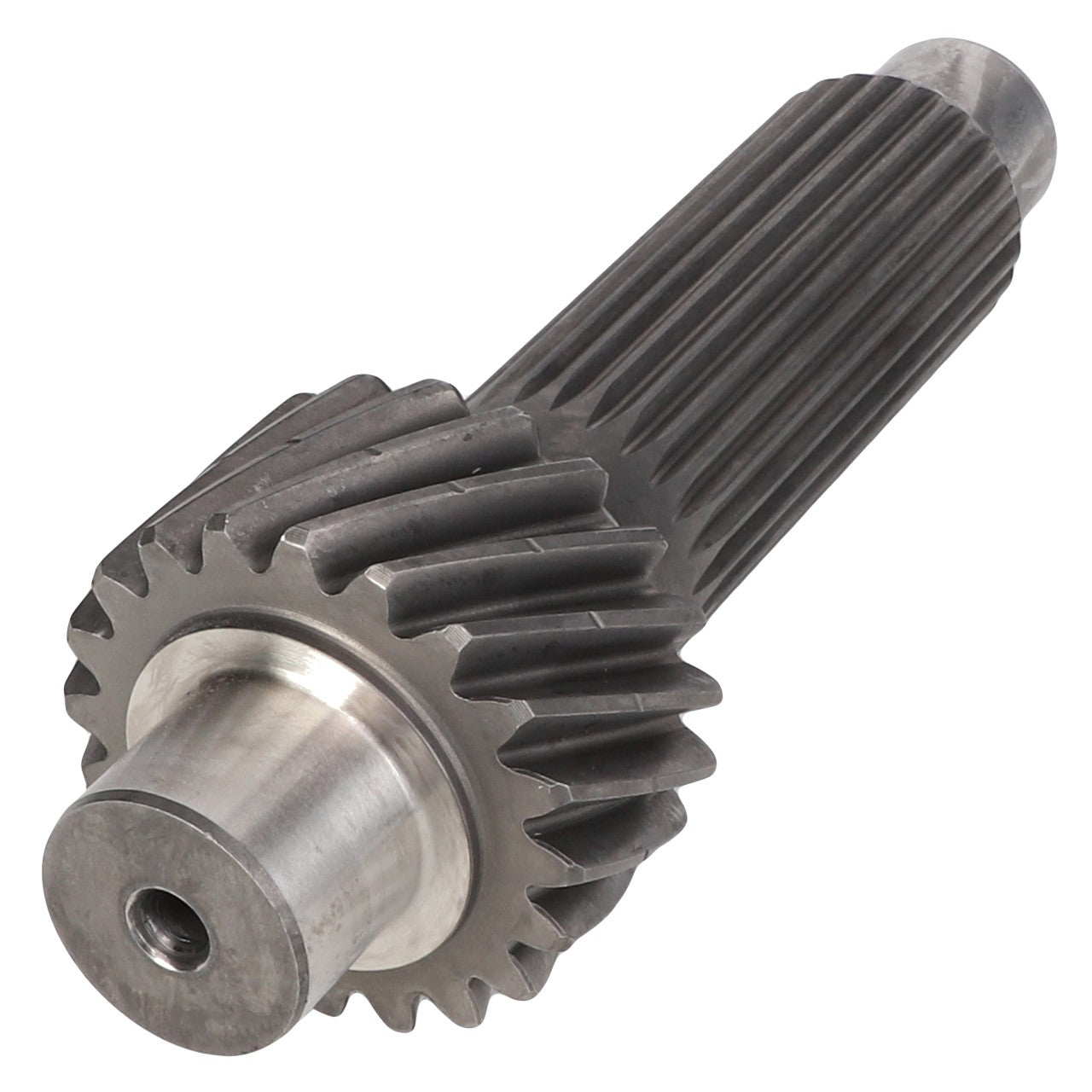 Currently, no product description information is available for the close-up of the AGCO Countershaft - Acw1698140 with helical teeth.