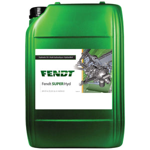 A container of AGCO Hydraulic Fluid - X991500370000, compatible with Massey Ferguson and various Fendt models, labeled for API CF-4/SL/CF-2/GD-4/ACEA E2 specifications.