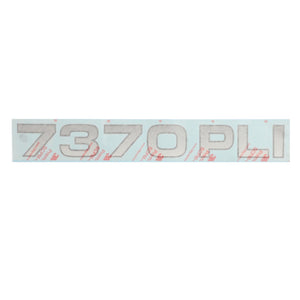 The AGCO Decal - Acw0782910 features the text "737 DPI" rendered in sleek metallic letters on a transparent background.