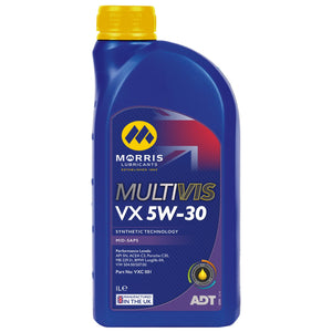 Morris Lubricants Multivis ADT VX 5W-30 Synthetic Engine Oil 1L | VACC3482