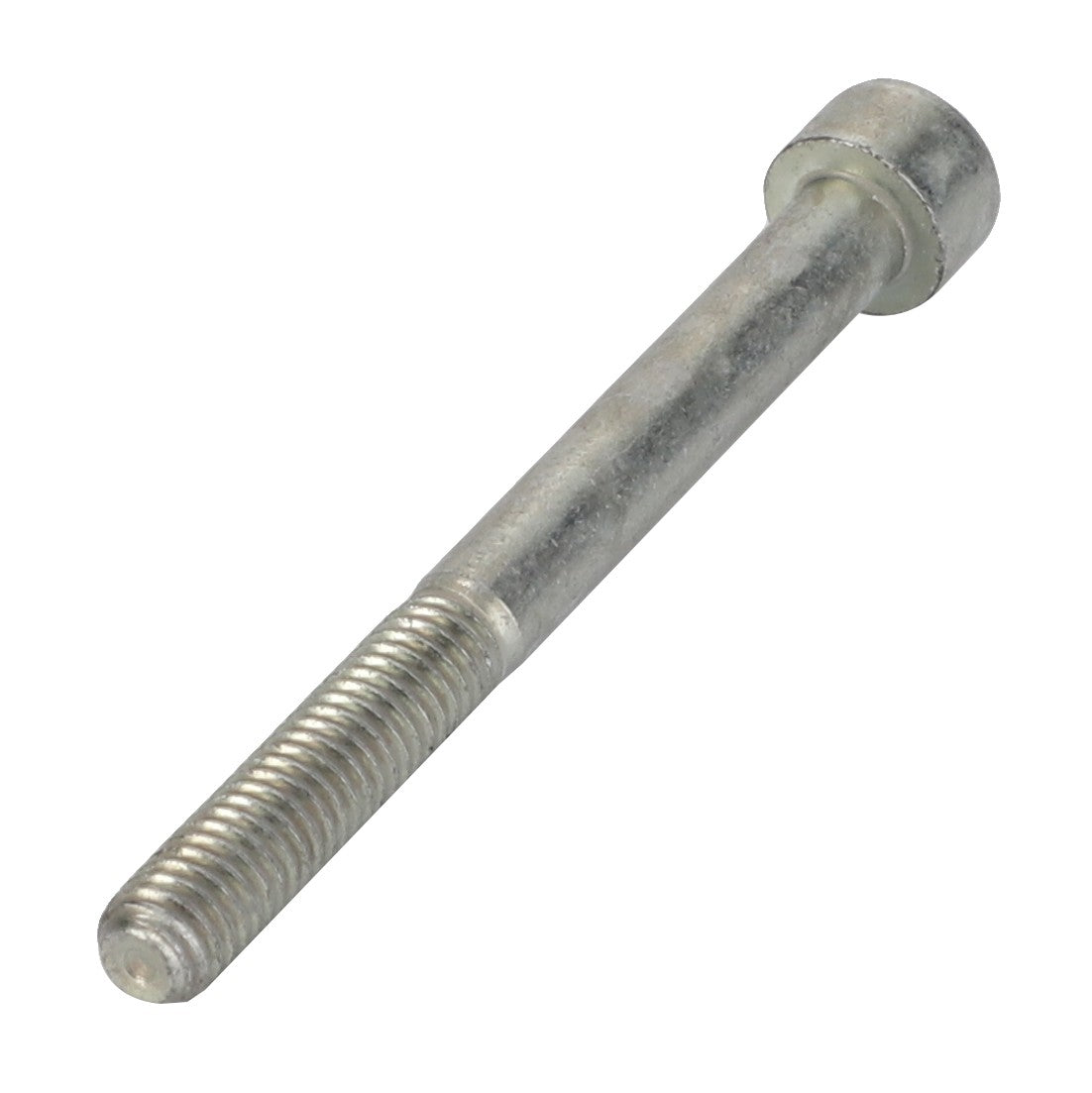 A close-up image of the AGCO Hex Socket Head Capscrew - 3008596X1, showcasing threading on the lower portion.