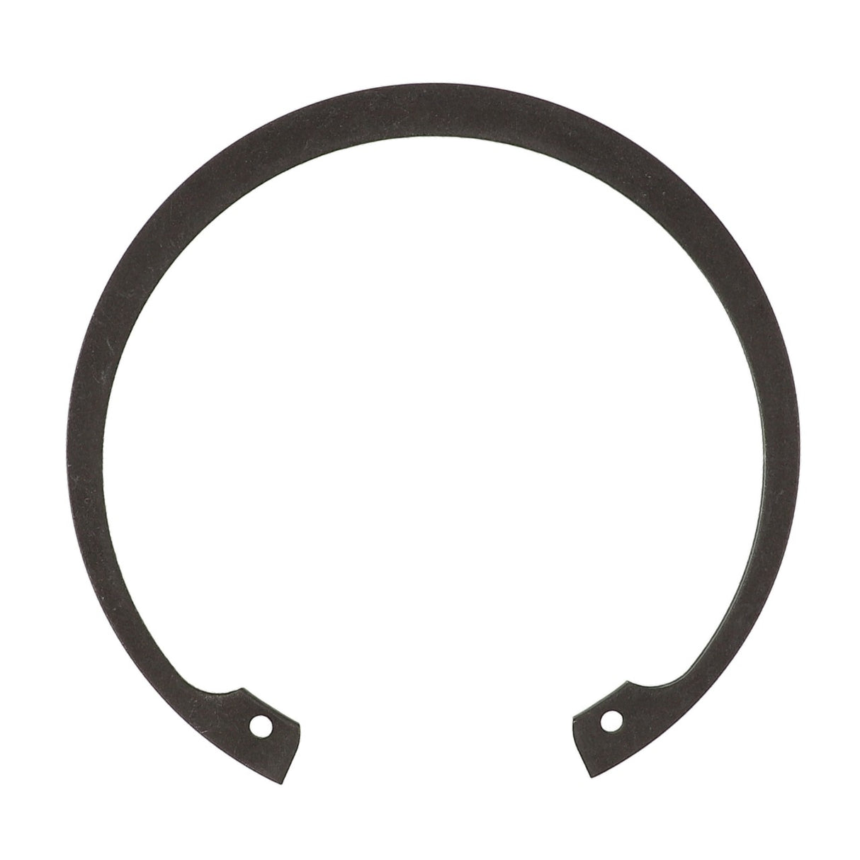 The product shown is the AGCO | RING - EP6693, an open-ended circular retaining ring featuring two small holes near the opening. Please note that there is no additional product description information available at this time.