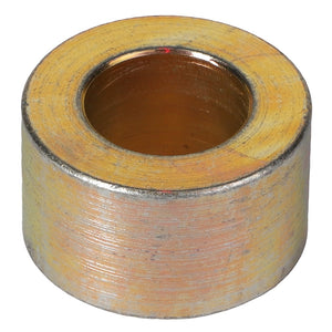 A metal cylindrical spacer with a large central hole and a rough-textured surface. No current product description available. Product Name: AGCO | Spacer - 112253W1 by AGCO.