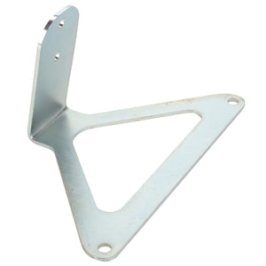 The AGCO Bracket - Acw2096270, a metallic L-shaped bracket with a triangular cutout and three holes, is designed for structural support or mounting purposes. No current product description information is available.