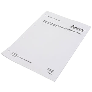 Assembly instruction manual for the AGCO | Assembly Instruction - Acx2789660, dated October 2020. The document features three punched holes on the left for convenient filing.