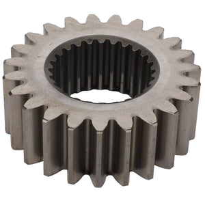 The AGCO | Gear - La322098050 is a metal gear manufactured by AGCO, featuring evenly spaced teeth surrounding a central hole. No current product description information is available.