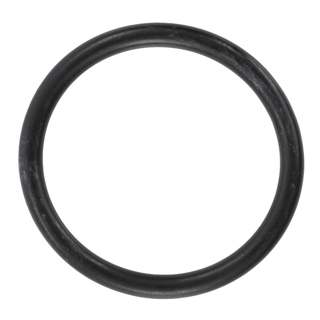 An AGCO O-Ring - Acp0504220 made of black rubber, viewed from above, perfect for maintenance on your Valtra or Massey Ferguson equipment.